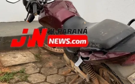 Moto furtada é encontrada em Ji-Paraná