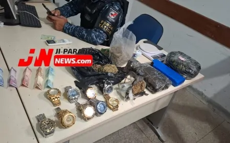 Polícia Militar de Ji-Paraná apreende grande quantidade de maconha em operação contra o tráfico