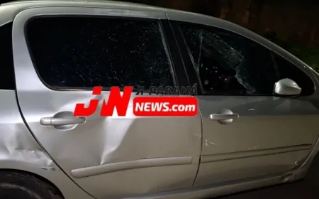 Falta de atenção no trânsito causa acidente no Segundo Distrito de Ji-Paraná