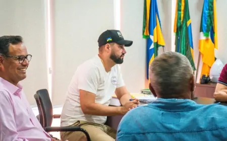 Deputado Nim Barroso discute demandas com prefeito de São Francisco do Guaporé