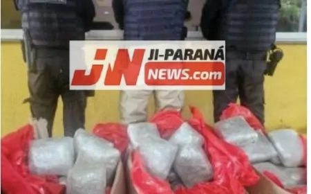 Homem de Alvorada d'Oeste é preso pela PRF e Receita Federal transportando 60 kg de Skunk em MT
