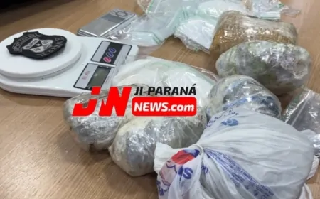 Operação policial resulta em apreensão de drogas e prisão de suspeitos em Ji-Paraná