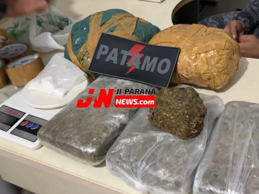 Polícia Militar prende suspeito de tráfico de drogas no centro da cidade