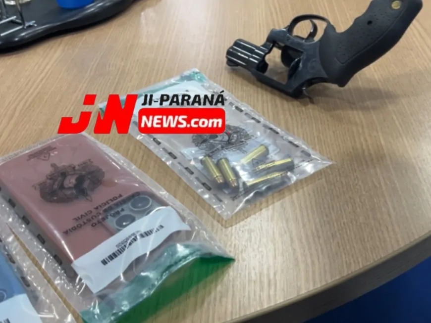 Homem é preso com arma de fogo em Ji-Paraná durante operação policial
