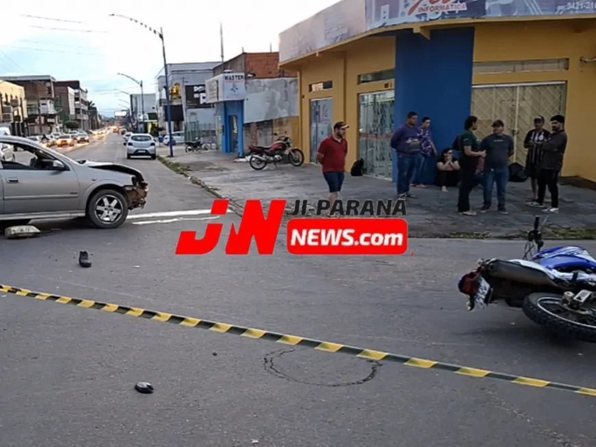 Falta de Habilitação e Imprudência Marcam Acidente em Ji-Paraná