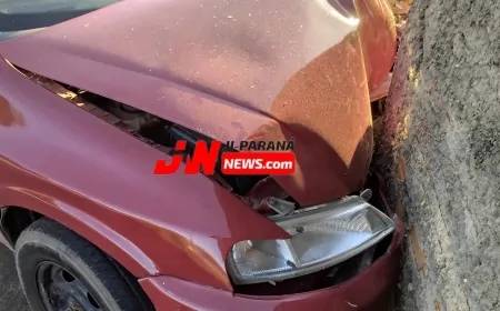 Grave acidente entre moto e carro deixa mulher ferida em Ji-Paraná; motorista fugiu do local