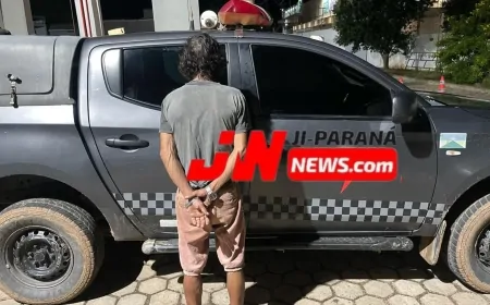 Homem é preso em Ji-Paraná com drogas e dinheiro 