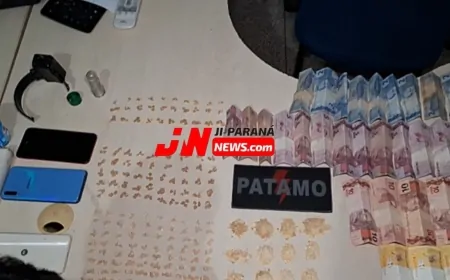 Monitorado rompe tornozeleira e é preso vendendo drogas em Ji-Paraná