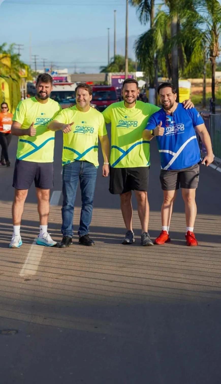 Deputado Nim Barroso participa da Corrida Internacional do Marco Zero e destaca importância histórica do evento para Ji-Paraná