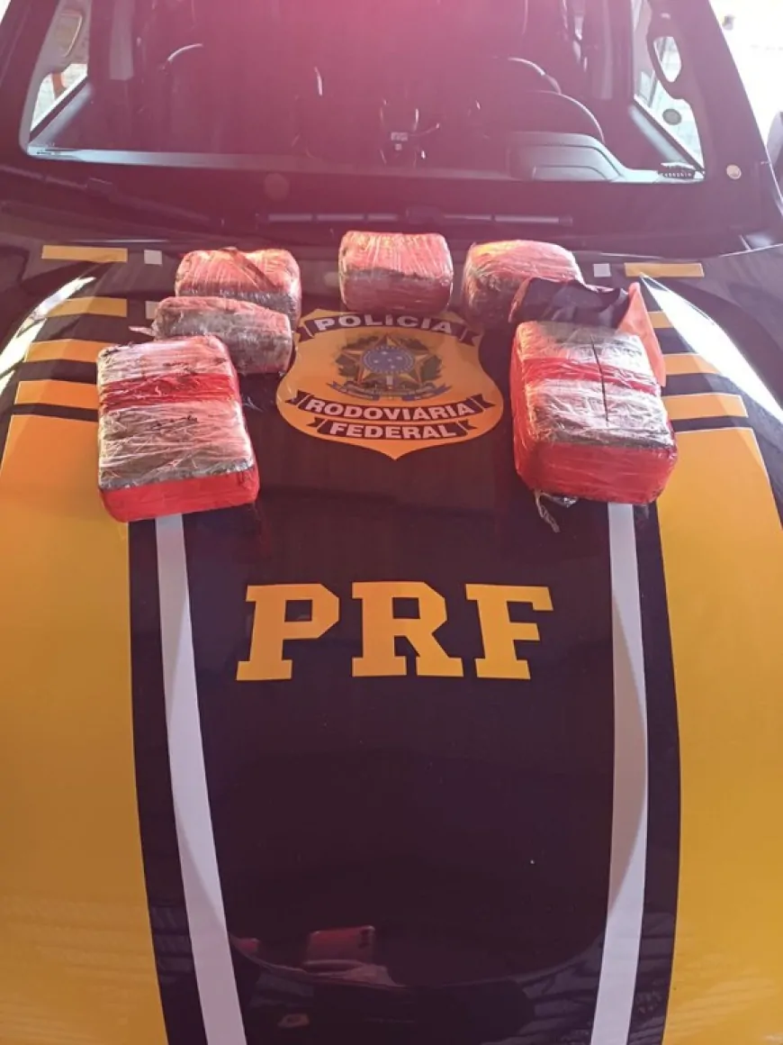 PRF localiza entorpecente em compartimento de motor durante fiscalização em Ji-Paraná/RO