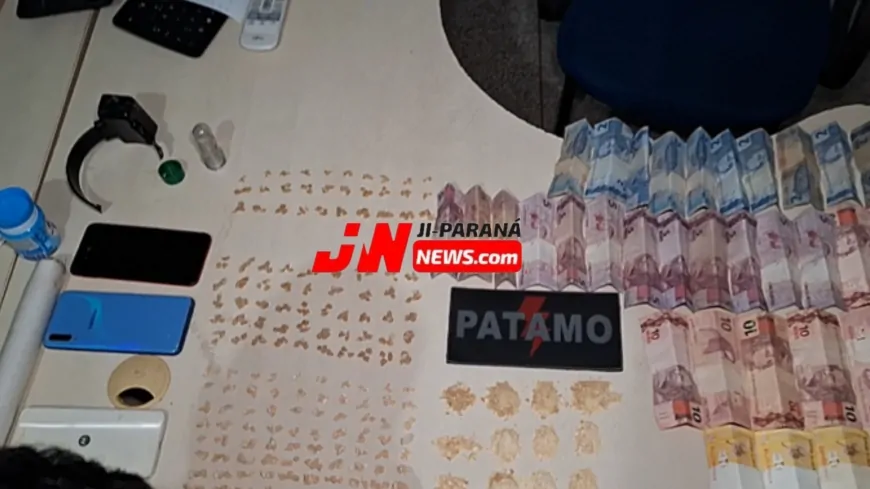 Monitorado rompe tornozeleira e é preso vendendo drogas em Ji-Paraná