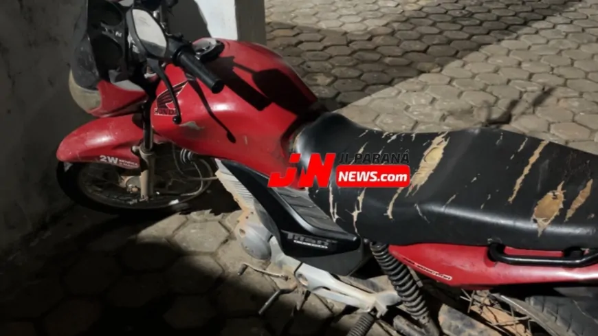 Polícia flagra jovem com moto roubada durante patrulhamento em Ji-Paraná
