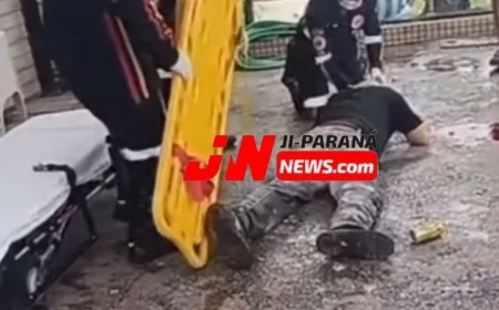 Homem é Ferido com Garrafa Após Confusão em Posto de Combustível