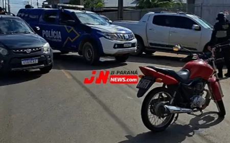 Motociclista Fica Ferida Após Colisão com Veículo no Bairro Cafezinho