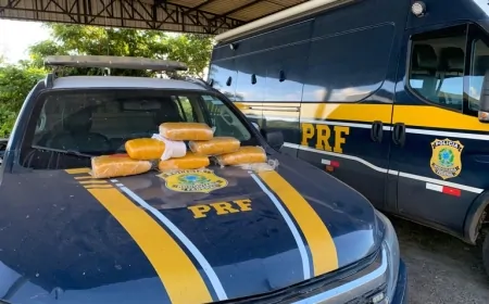 Em Ji-Paraná/RO, PRF apreende Maconha sendo transportada por homem em ônibus