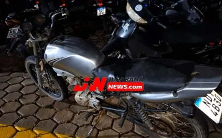 Ação rápida da polícia leva à apreensão de motocicleta com restrição