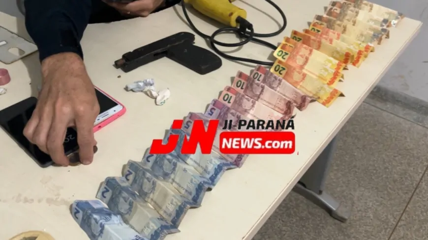 Polícia Militar prende casal suspeito de tráfico de drogas em Ji-Paraná