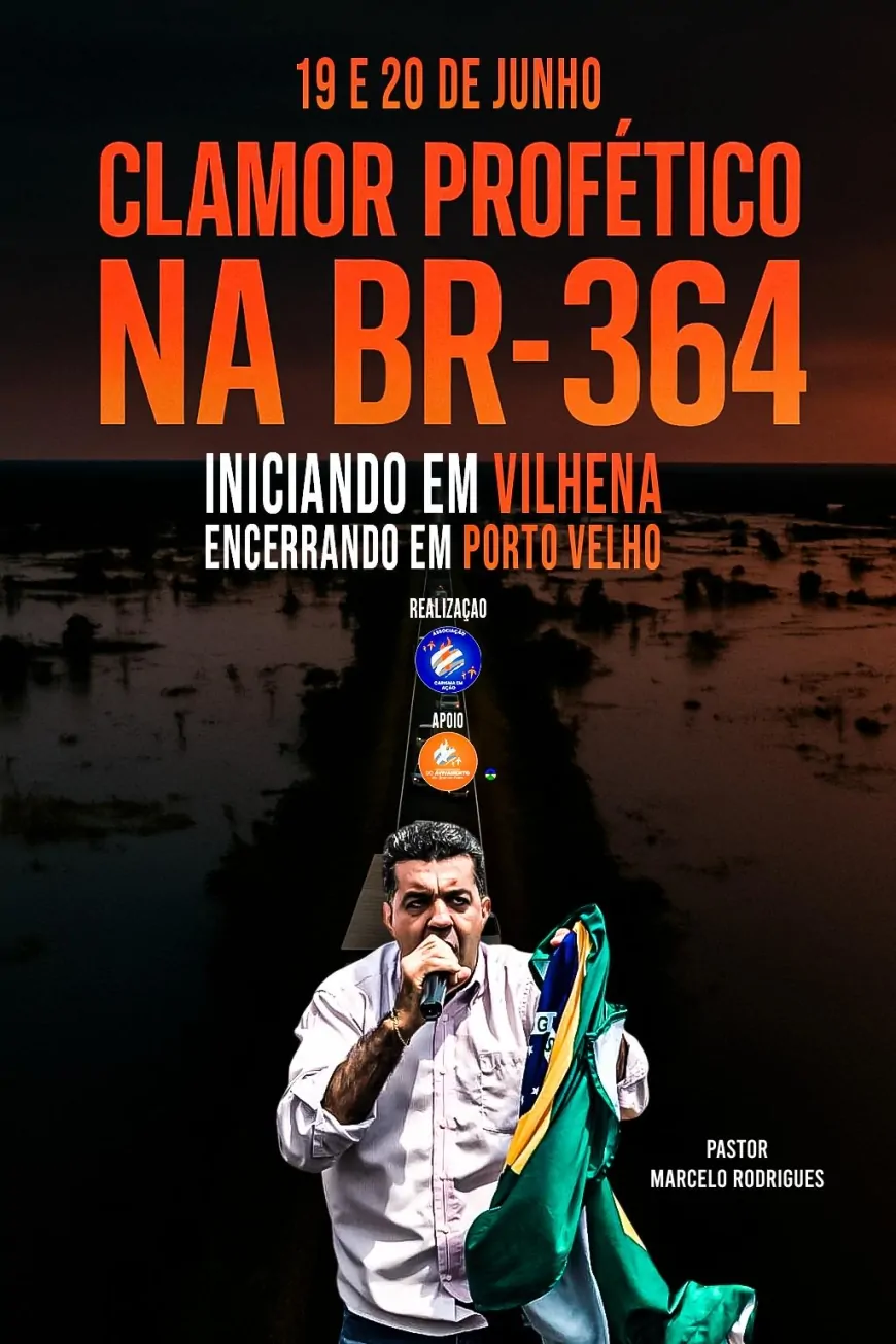 Visando a diminuição de estatísticas de graves acidentes, pastor promove clamor na BR-364