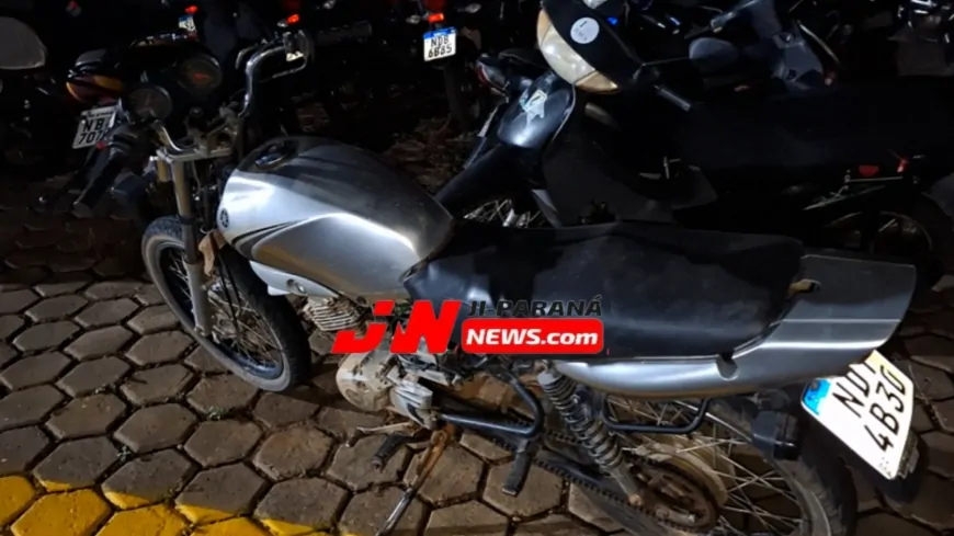 Ação rápida da polícia leva à apreensão de motocicleta com restrição