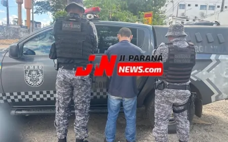 PM cumprem mandado de prisão em Ji-Paraná