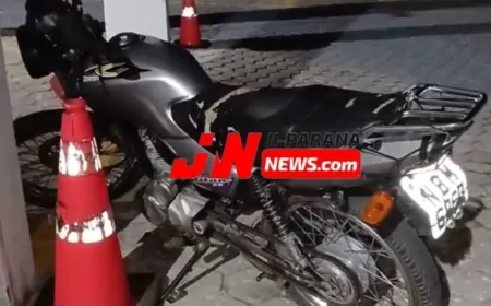 Polícia apreende motocicleta com sinais de adulteração em patrulhamento de rotina