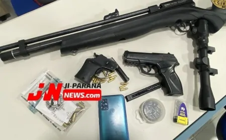 Homem é preso com drogas, dinheiro e simulacro durante ação policial em Ji-Paraná