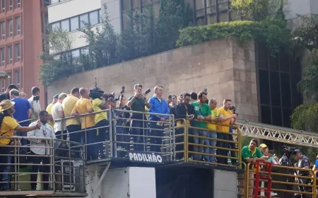 Ao lado de Bolsonaro, Marcos Rogério discursa na Paulista em defesa da liberdade e do legado do ex-presidente