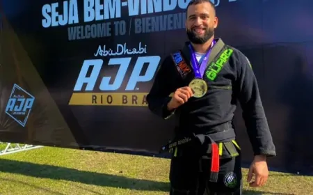 Atleta de Ji-Paraná conquista medalha de primeiro lugar em campeonato internacional de Jiu-Jitsu no Acre