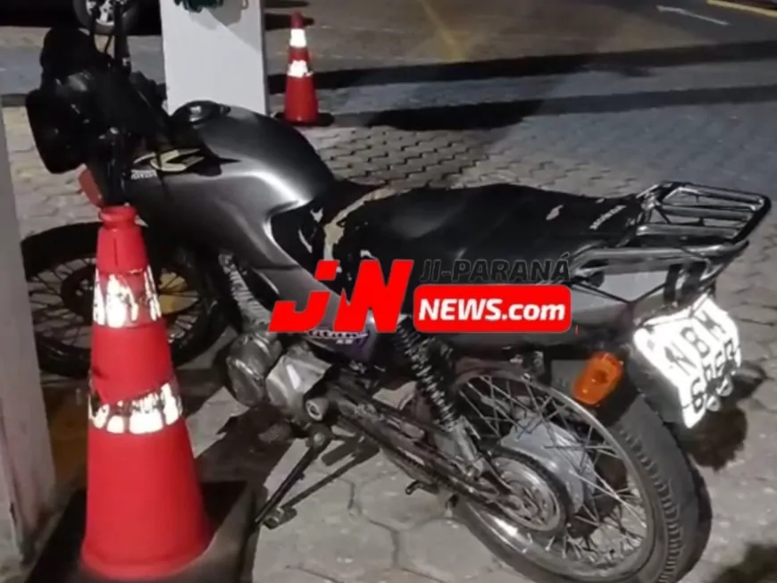 Polícia apreende motocicleta com sinais de adulteração em patrulhamento de rotina