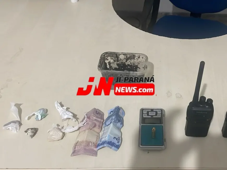 Denúncia leva PM a desarticular ponto de venda de drogas em Ji-Paraná