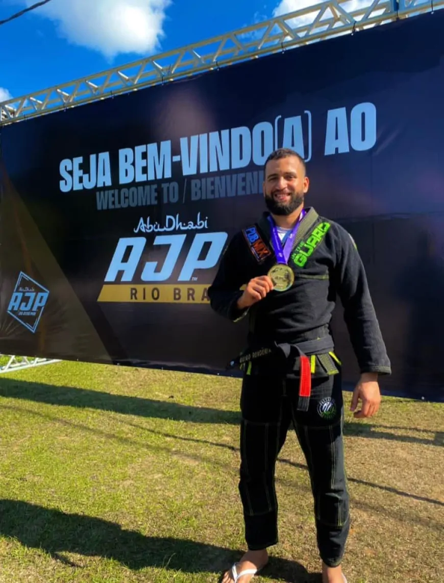 Atleta de Ji-Paraná conquista medalha de primeiro lugar em campeonato internacional de Jiu-Jitsu no Acre