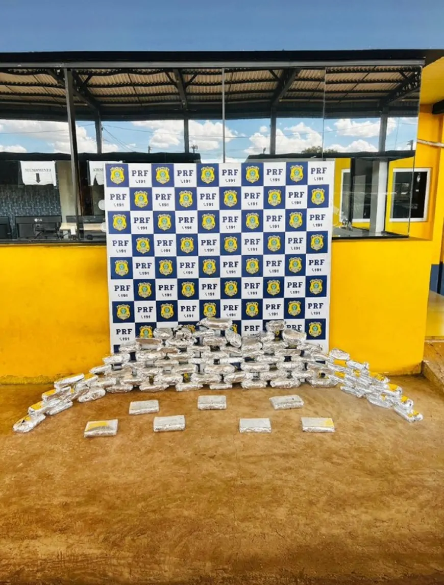 Em Rondônia, PRF realiza apreensões de drogas no final de semana