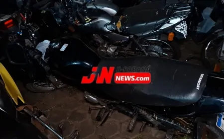 Casal é detido ao ser flagrado com motocicleta furtada durante patrulhamento