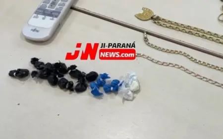 PM flagra drogas escondidas em mulher após acidente de trânsito em Ji-Paraná