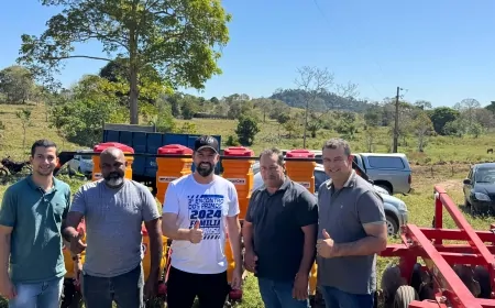 Deputado Nim Barroso realiza importante entrega de equipamentos agrícolas para fortalecer a agricultura familiar em Urupá