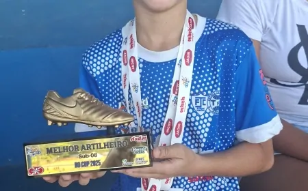 Kalébe, o ji-paranaense de 8 anos que foi selecionado pelo Flamengo