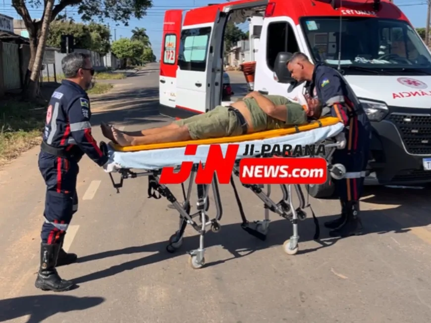 Falta de sinalização em quebra-mola provoca acidente e levanta alerta em Ji-Paraná