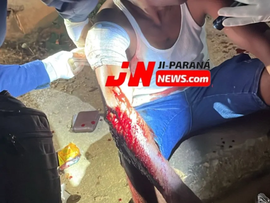 Discussão durante jantar termina em agressão com faca em Ji-Paraná