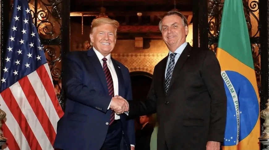Bolsonaro recebe carta de Trump com crítica ao governo Lula