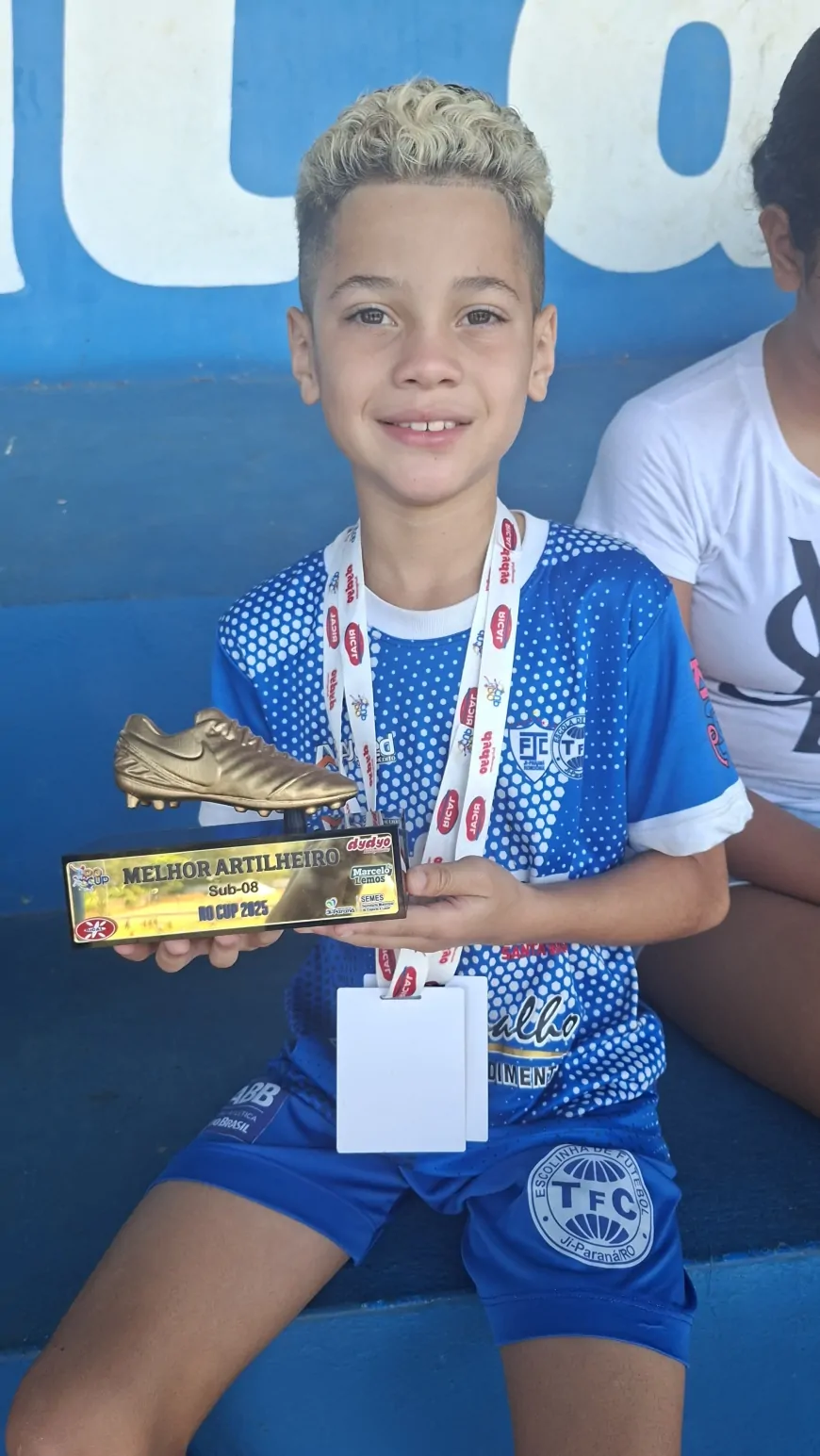 Kalébe, o ji-paranaense de 8 anos que foi selecionado pelo Flamengo