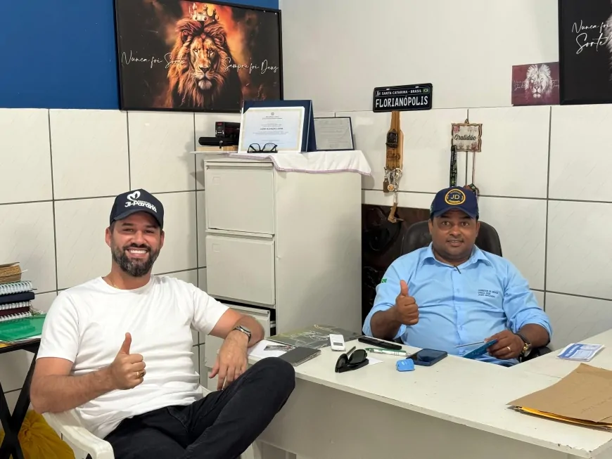 Deputado Nim Barroso visita Presidente Médici e reforça compromisso com o desenvolvimento do município