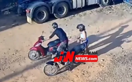 Casal é flagrado furtando motocicleta em balneário de Ji-Paraná