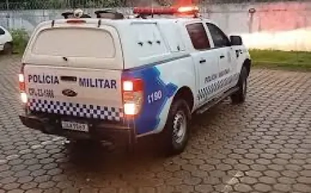 Foragido é conduzido ao Presídio Central após ser localizado pela PM em Ji-Paraná