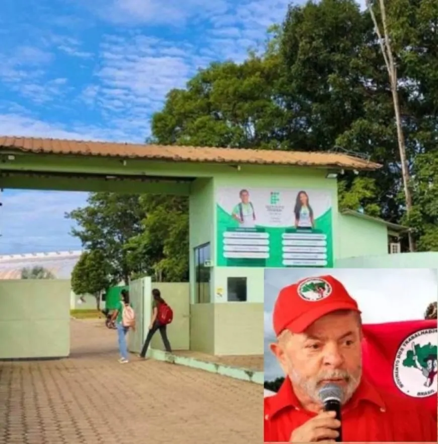 IFRO de Ji-Paraná utiliza estrutura pública para incentivar participação de alunos em evento político com a presença de Lula