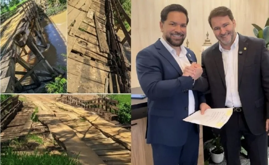Vereador de Ji-Paraná Márcio Freitas solicita nova ponte no km 7 da RO-133