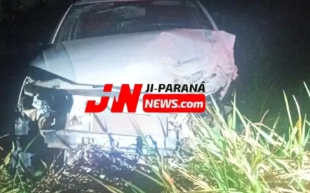 Seis pessoas ficam feridas em colisão envolvendo três veículos em Ji-Paraná