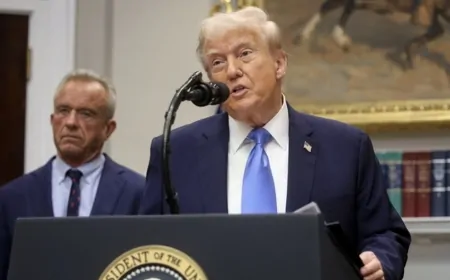 Trump relaciona Autismo ao Tylenol durante coletiva de imprensa