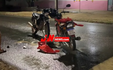 Colisão múltipla no cruzamento da T-20 com a Aracaju mobiliza SAMU