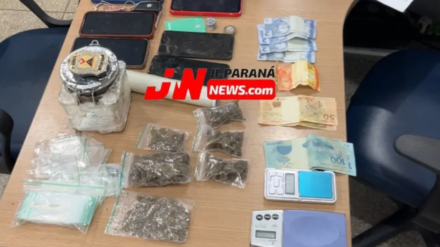 Operação do Departamento Antidrogas prende foragido e apreende drogas em Ji-Paraná