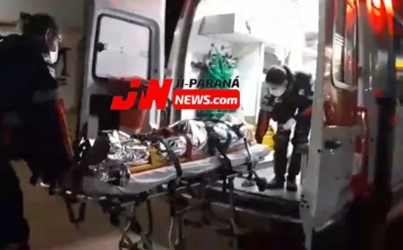 Motociclista fica ferido em acidente no bairro Dom Bosco, em Ji-Paraná